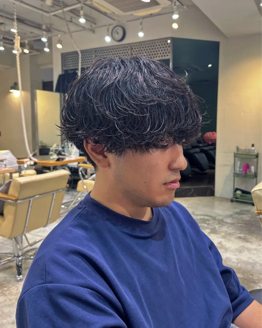 🔥1日3組限定🔥【話題のシャドウパーマ】メンズカット＋パーマ💈の写真