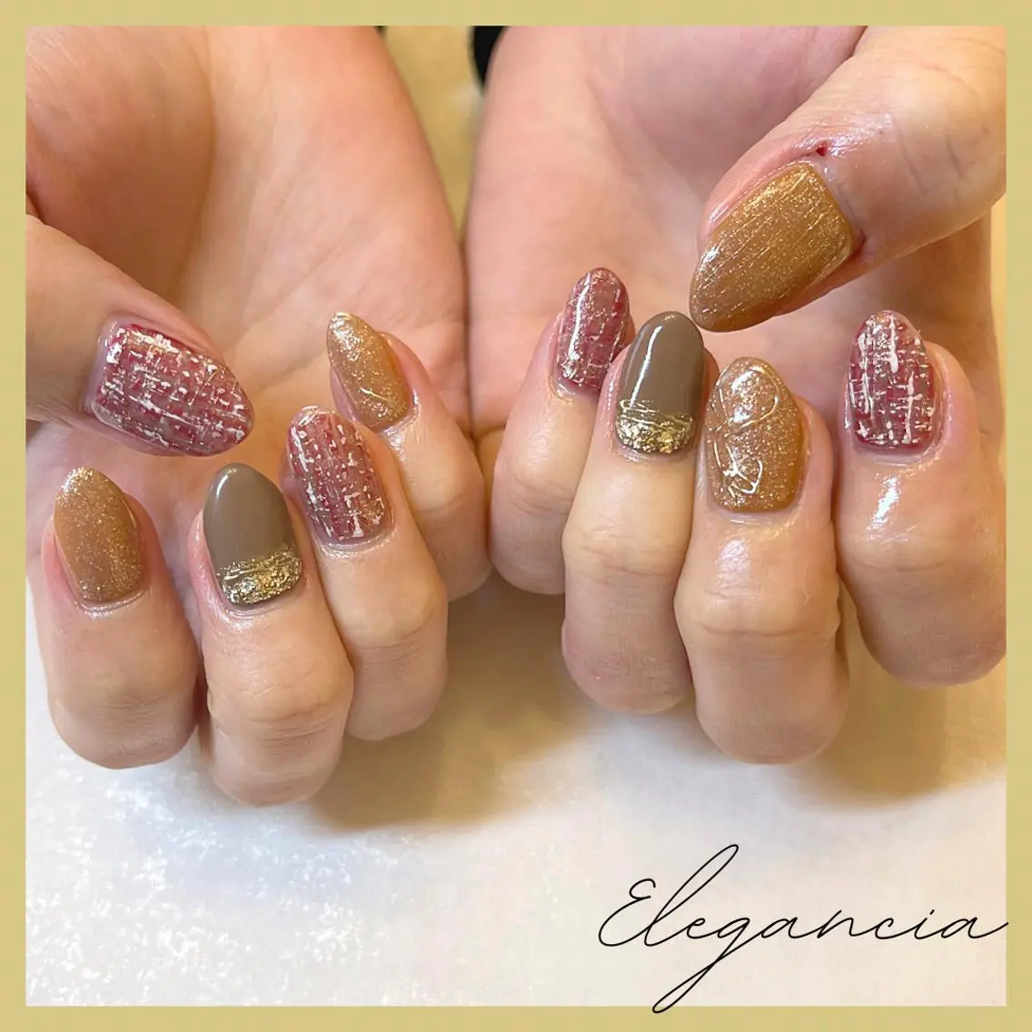 カラー ネイル Elegancia. Hiromiのネイルデザイン