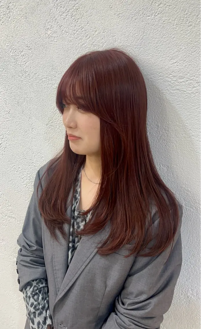 ロング 山本 梨華のヘアスタイル