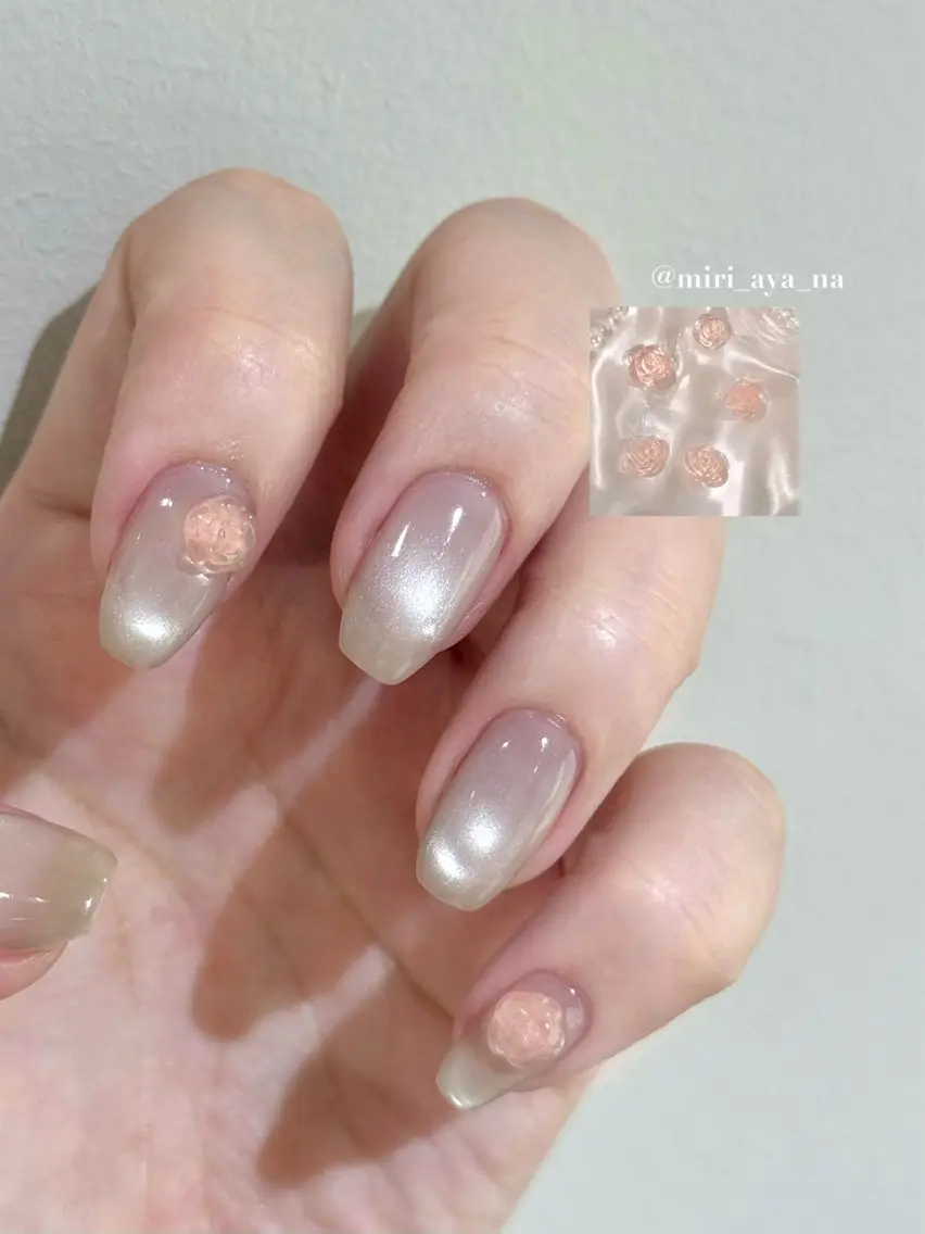 ネイル ハンドネイル 新宿代々木/キレイめ ちゅるん/miriのネイルデザイン