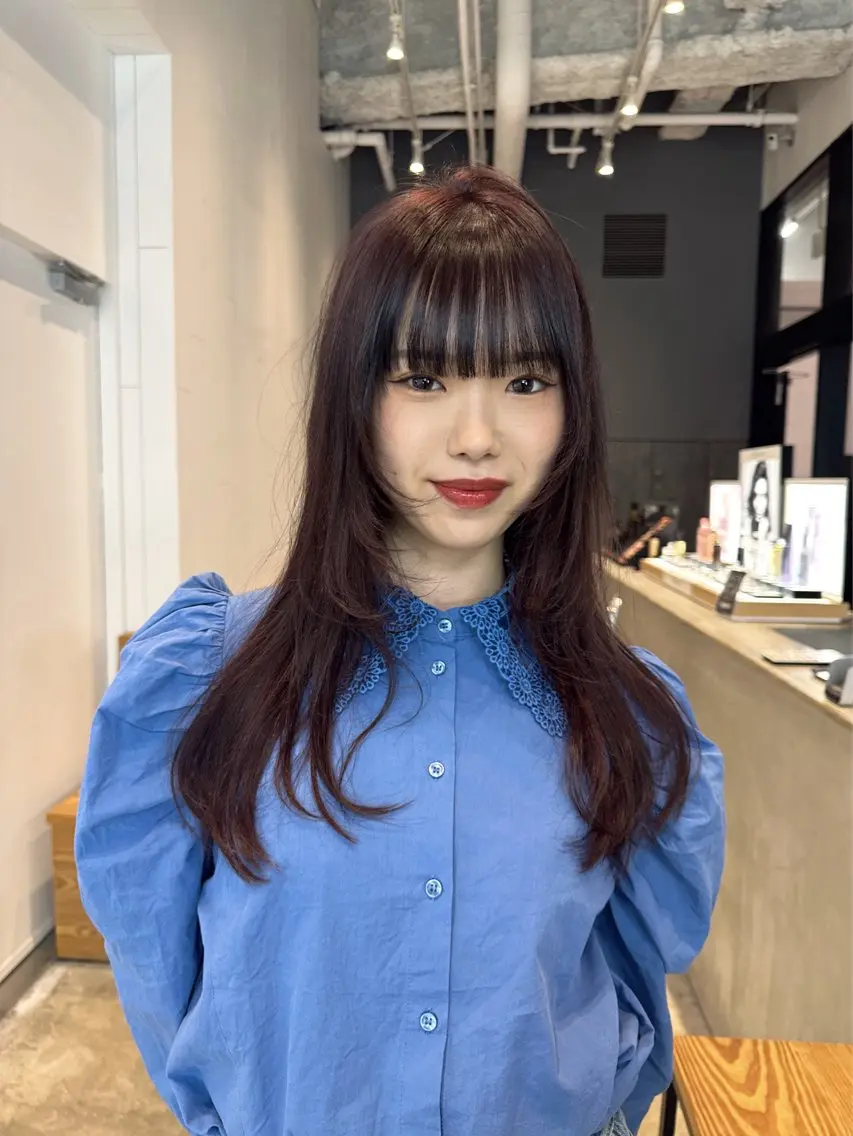 セミロング レイヤーカット 小佐田 航平のヘアスタイル