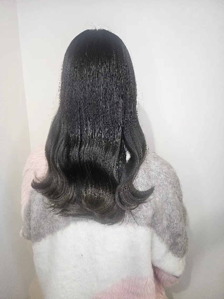ロング カット ヘアカラー トリートメント 🇰🇷透明感×ハイ トーン🌟tomoのヘアスタイル