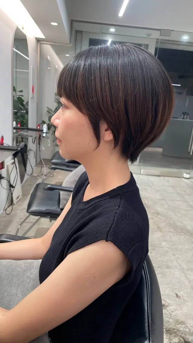 ショート nana/ショート 🤍無料カットのヘアスタイル
