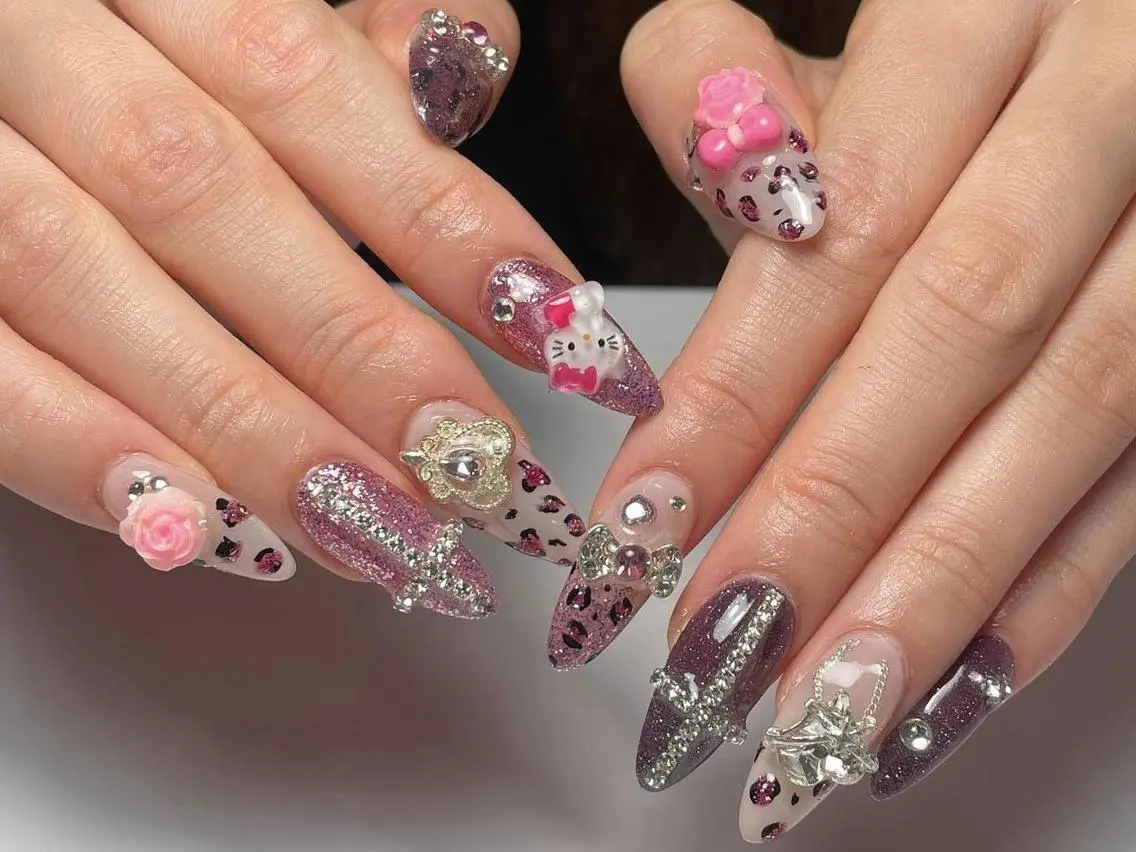 ネイル アートネイル フレンチネイル ジェルネイル キラキラネイル 韓国ネイル RiRi Belle Nail池袋のネイルデザイン