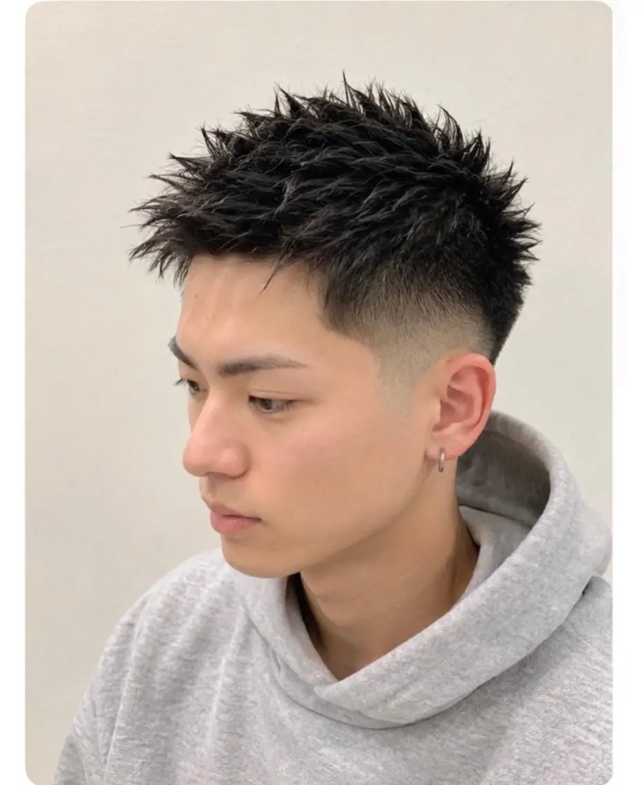 ショート メンズ カット ORI. men’s hairのヘアスタイル
