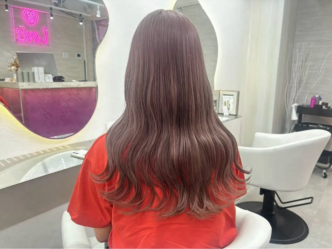 ロング ロング 庄司蒼麻 艶カラー/モデル募集のヘアスタイル