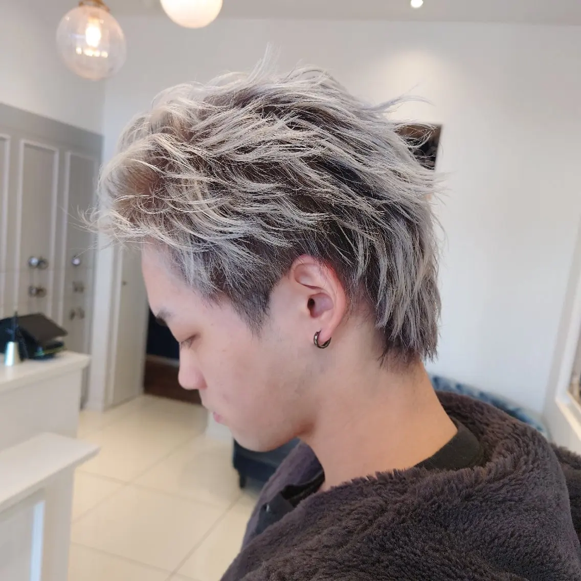 ショート ショートヘア ウルフカット 新潟メンズ美容師/ 新潟のたくみのヘアスタイル