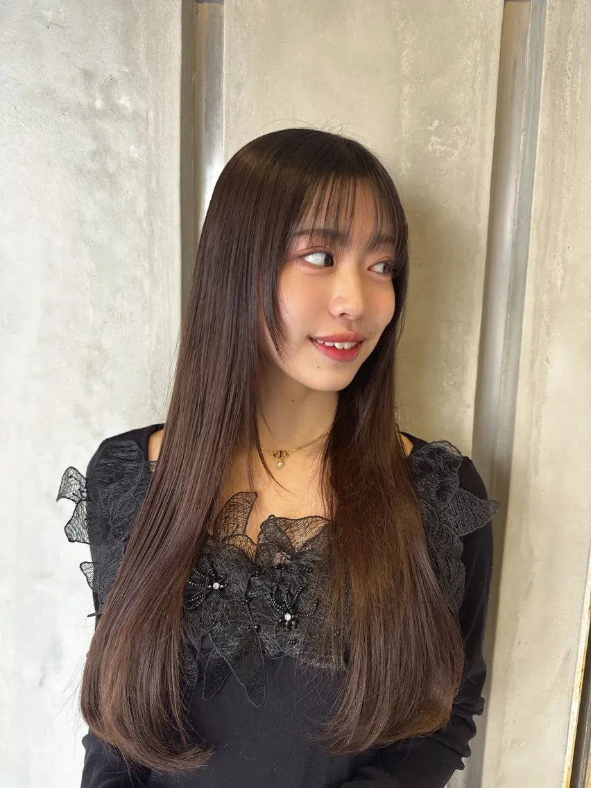 ミディアム カラー カット ヘアカラー トリートメント 💎透明感カラー特化 💎TAISEIのヘアスタイル