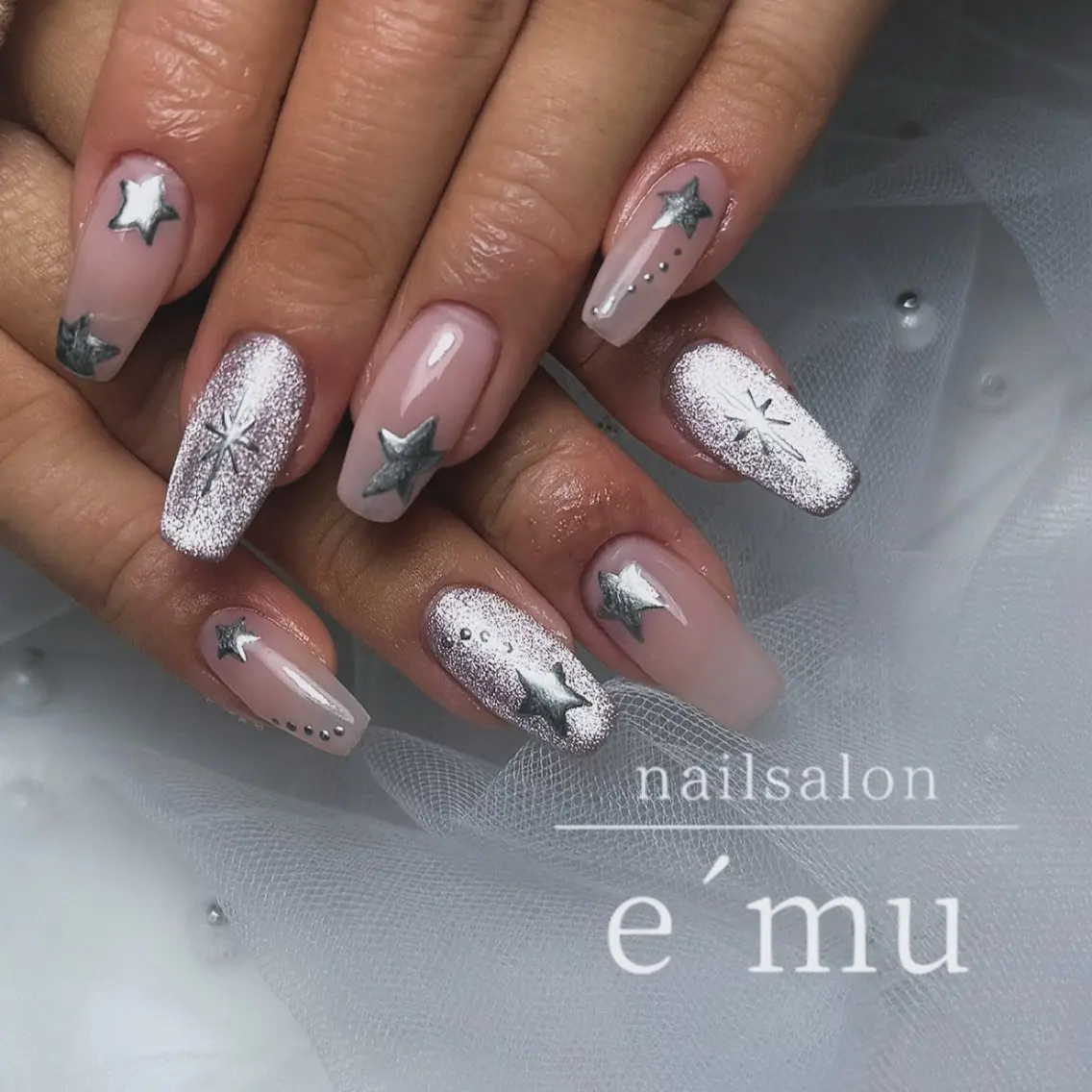 ネイル アートネイル ハンドネイル nailsalon e´muのネイルデザイン