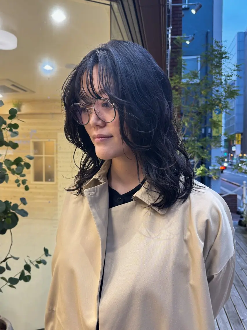 ミディアム パーマ ミディアムパーマ Seeknext // Rukaのヘアスタイル