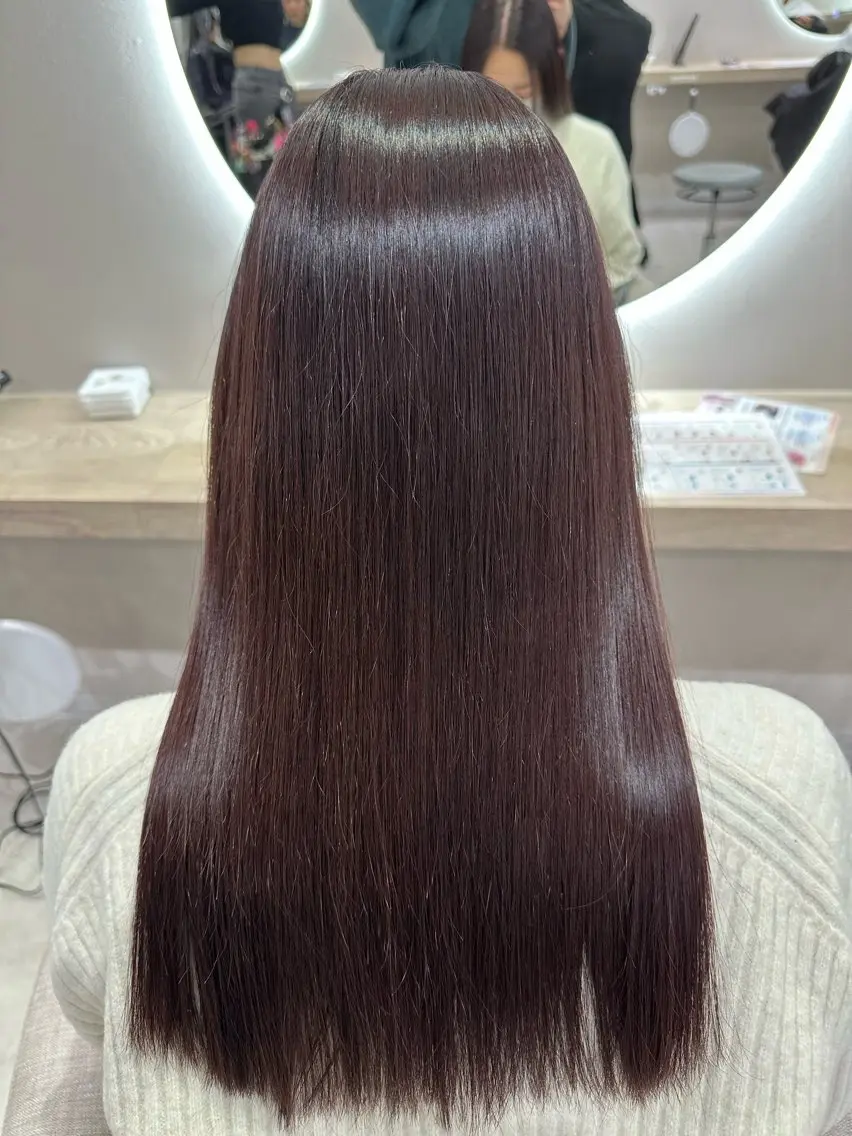 ロング 森 響のヘアスタイル