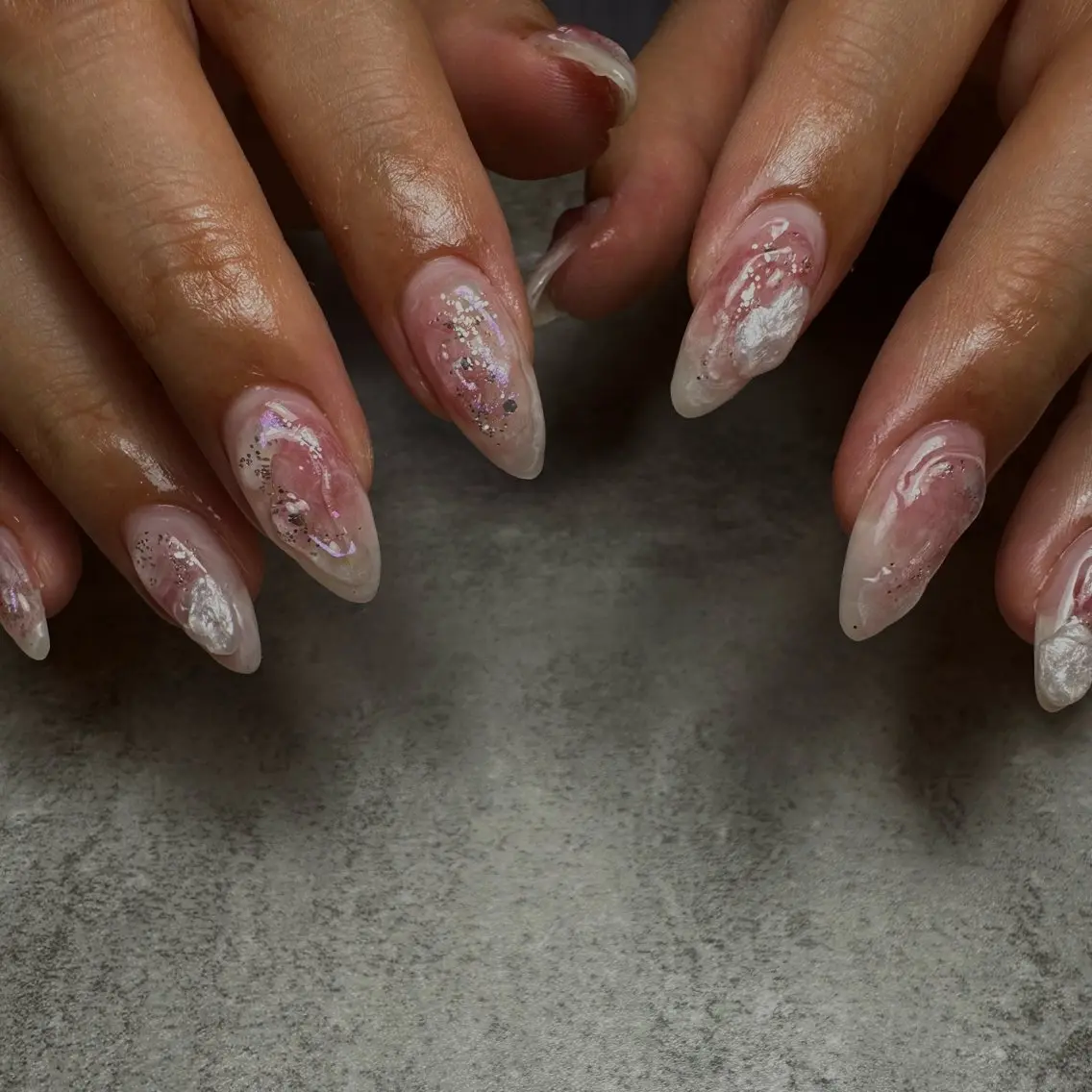 ネイル ニュアンスネイル ハンドネイル nailsalon nuit.のネイルデザイン