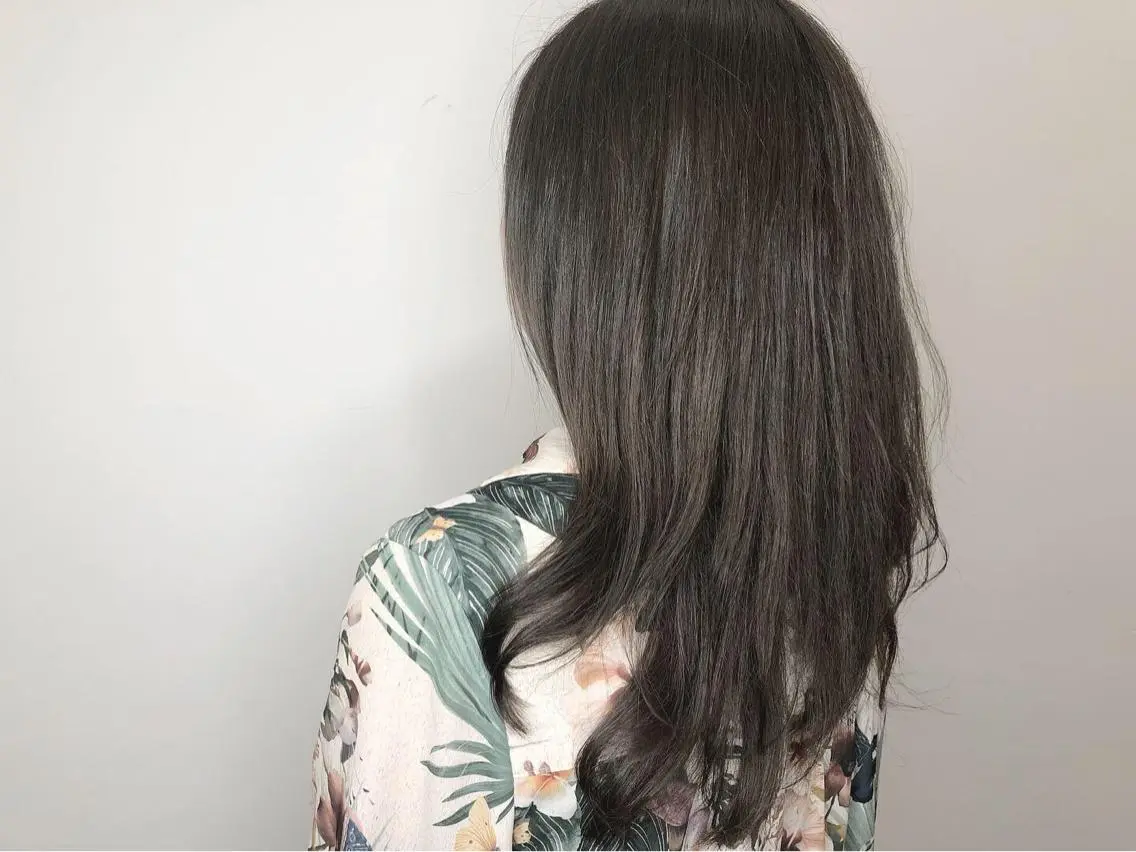 ミディアム カラー アッシュ エドルカラー メンズ レイヤー ウルフ 弓木啓輔のヘアスタイル
