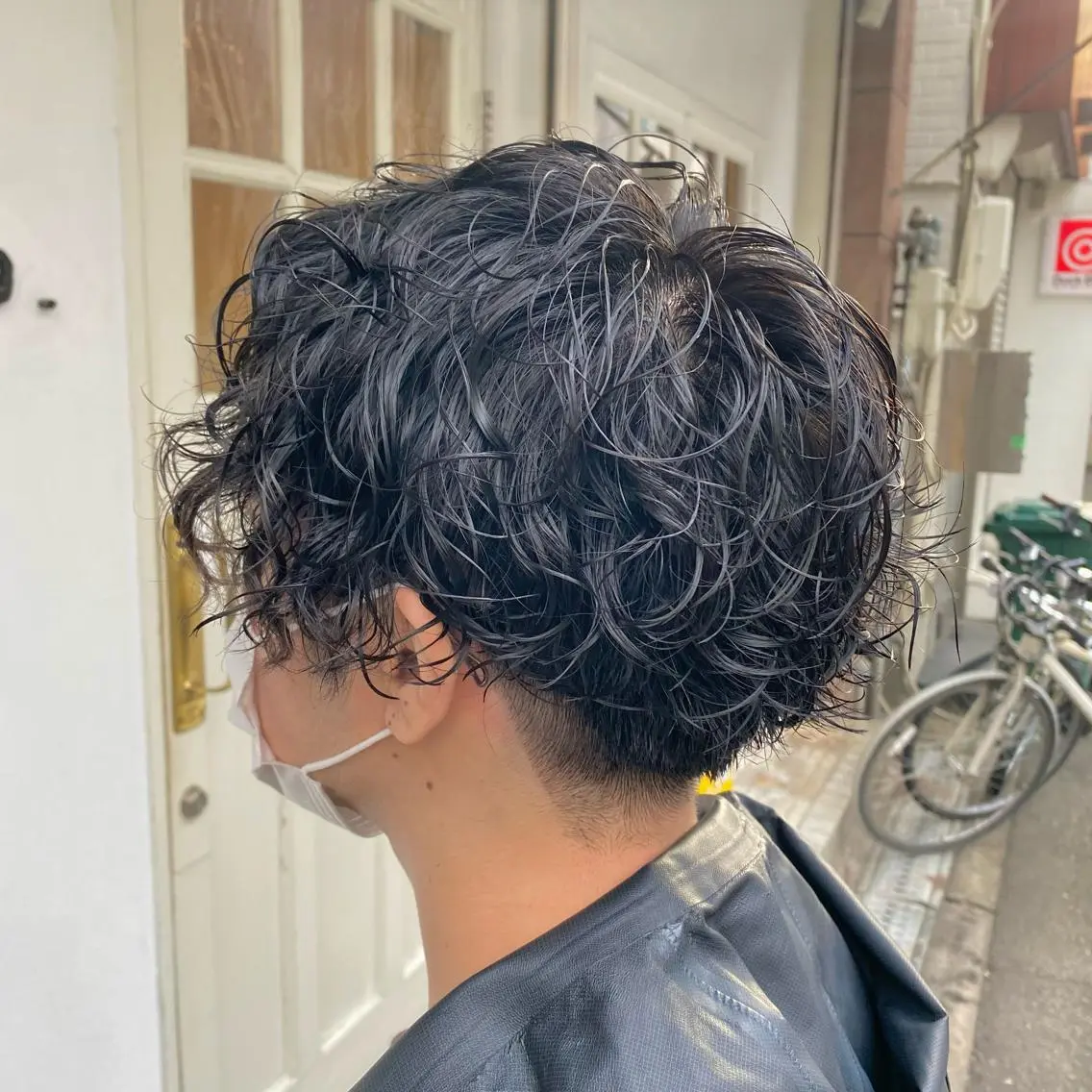 ミディアム パーマ メンズ 【メンズ特化】 ツツイリュウノスケのヘアスタイル
