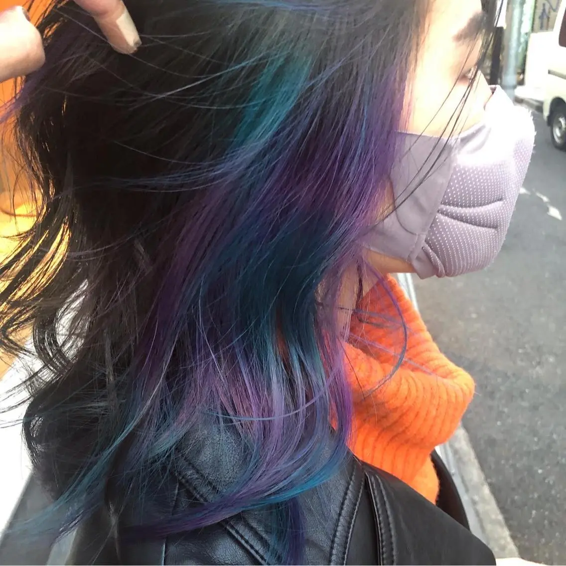 ミディアム カラー アッシュ バレイヤージュ ミストバング ベージュカラー ブリーチ カット ヘアカラー トリートメント 原宿サロン代表 デザインカラー伊藤卓のヘアスタイル