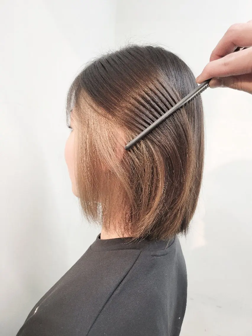 カラー ミディアム ダブルカラーモデル☆ SHUNYAのヘアスタイル