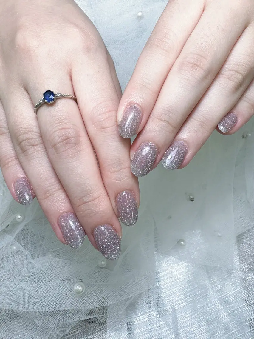 ネイル フラッシュネイル キラキラネイル 💎ネイリスト💎 月奈🌕🎀のネイルデザイン