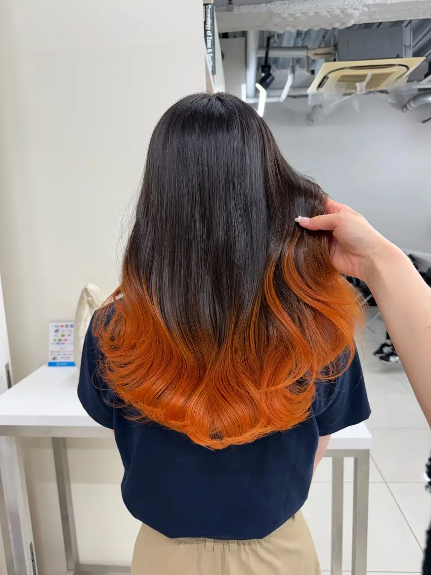 カラー グラデーションモデル ALIVE河合優吾のヘアスタイル