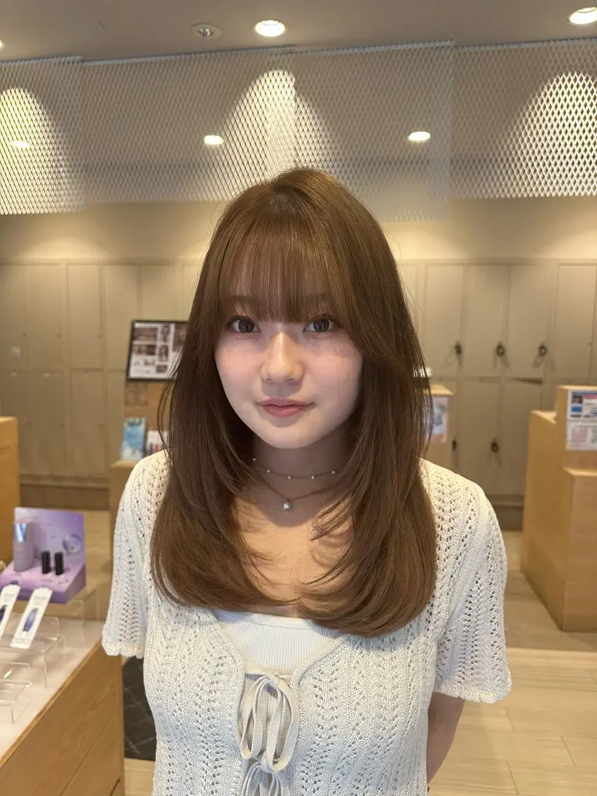 レイヤーカットの写真