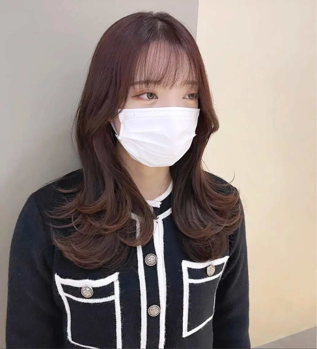 セミロング カラー k-two top stylist 林原のヘアスタイル