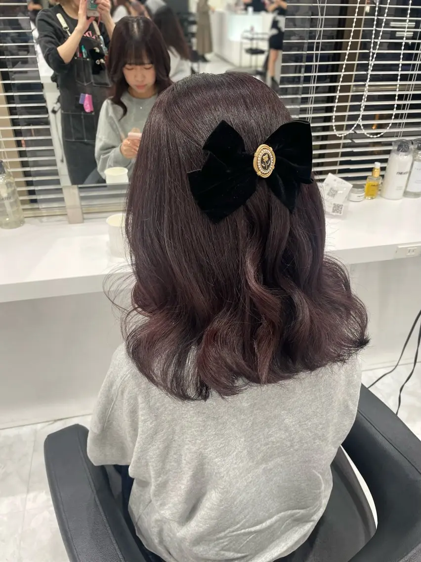 【💖夏限定メニュー💖】カット➕ダメージレスワンカラー➕高級2stepハホニコトリートメント🫧の写真