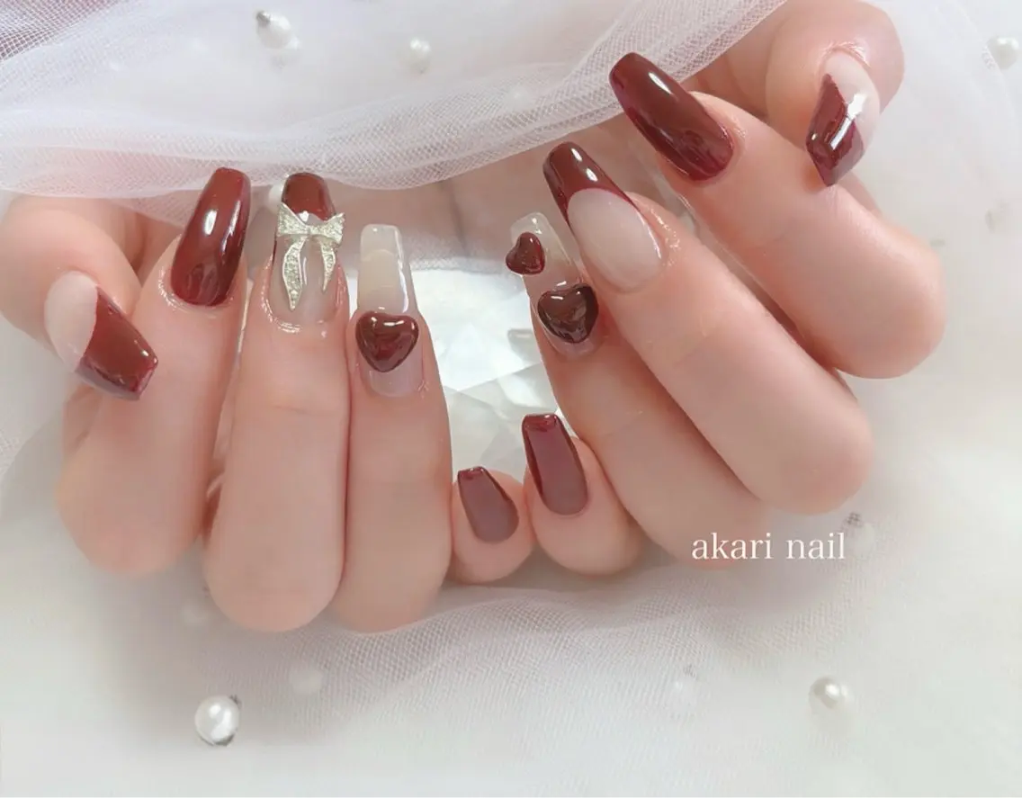 ネイル ハンドネイル フットネイル AKARI nail💅のネイルデザイン
