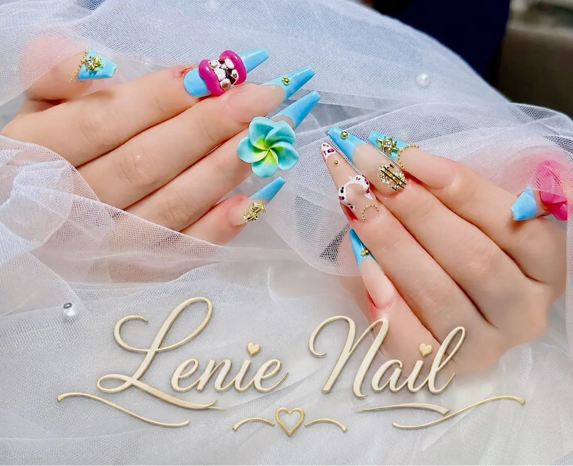 ネイル アートネイル 韓国ネイル 持ち込み ワンホンネイル ハンドネイル Lenie Nail Salonのネイルデザイン