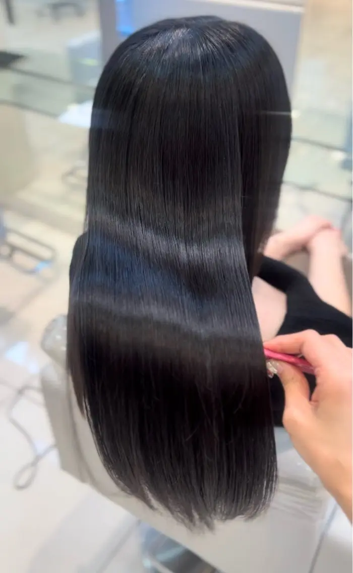 ロング カラー トリートメント 銀座/カラー 🎀momo🎀のヘアスタイル