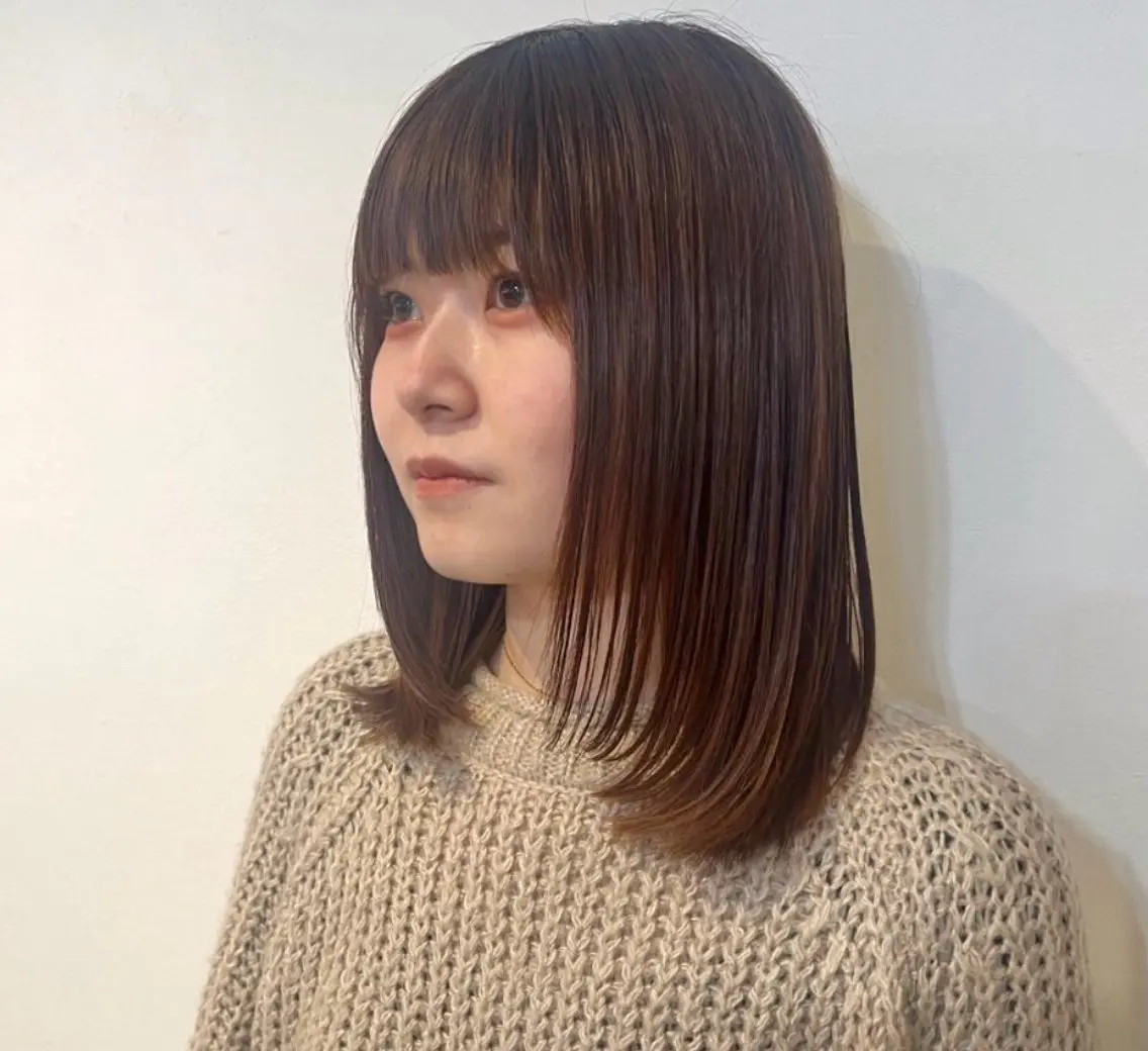 ミディアム hitoHito 〽️かしわぎ❣️のヘアスタイル