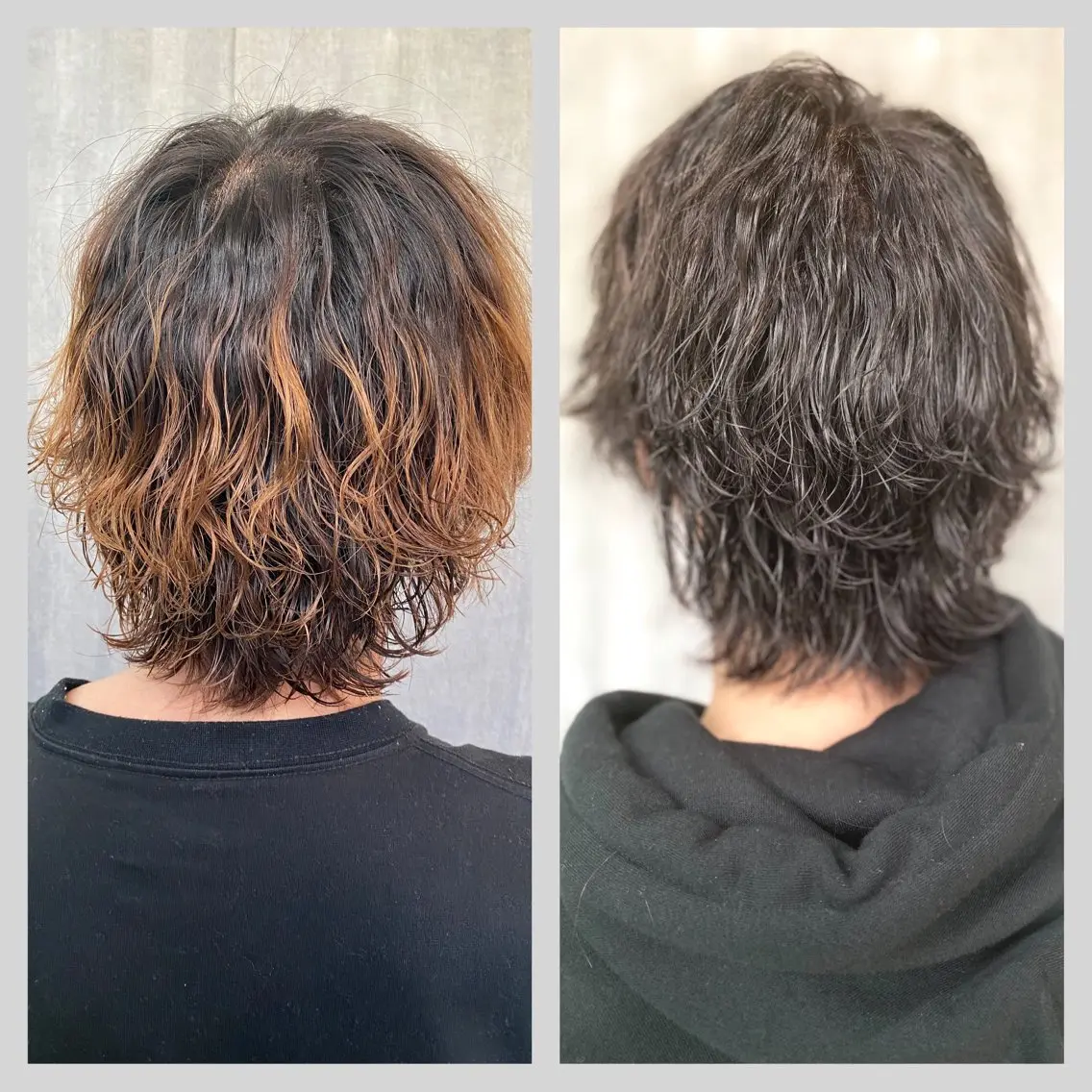 カラー ベージュカラー 黒髪 佐藤 沙也輝のヘアスタイル