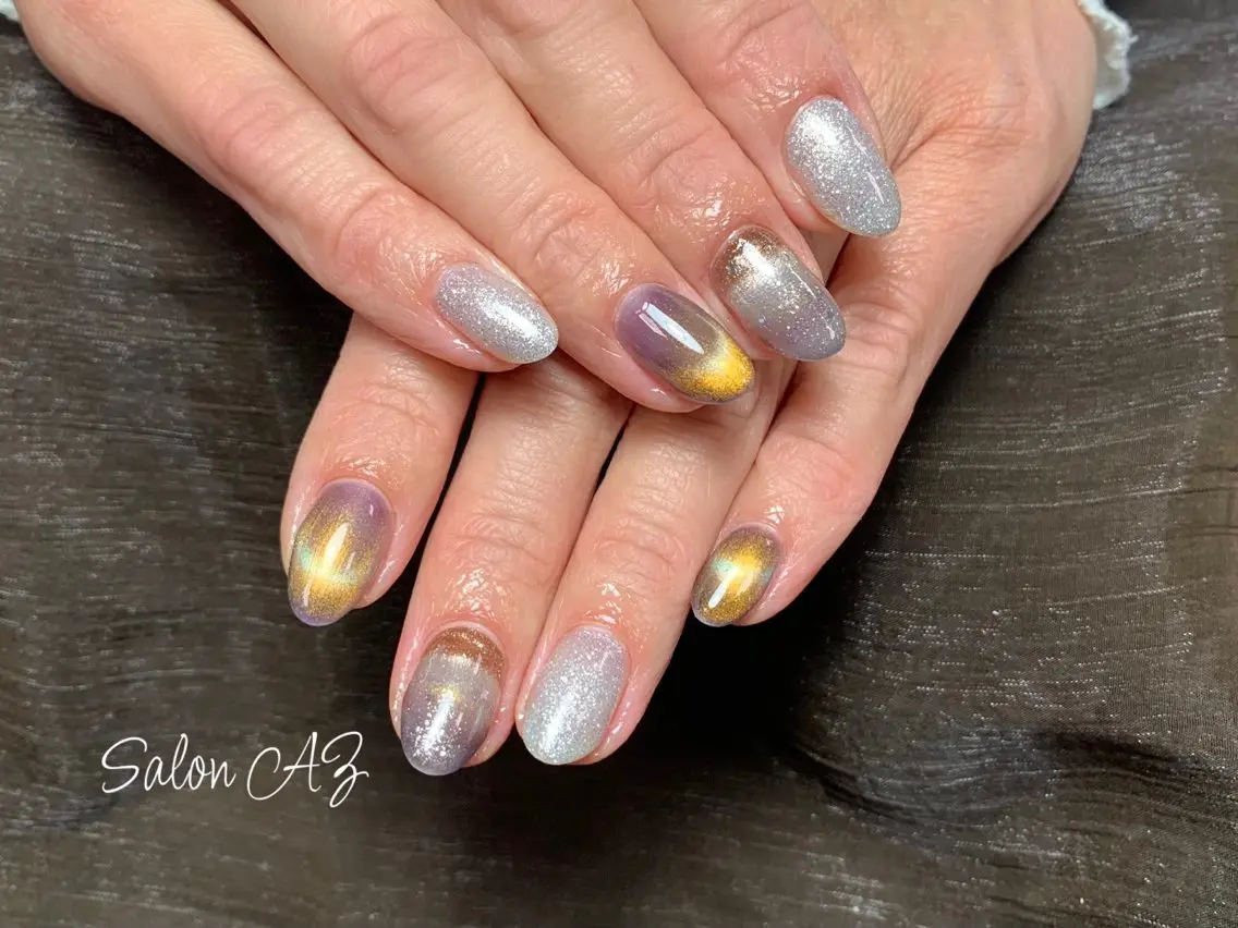 ネイル アートネイル 長さ出し フットネイル フレンチネイル ジェルネイル ハンドネイル salon AZのネイルデザイン