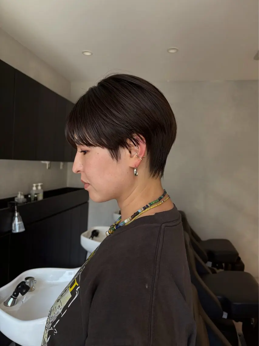 ショート カラー 吉武 茂暉のヘアスタイル
