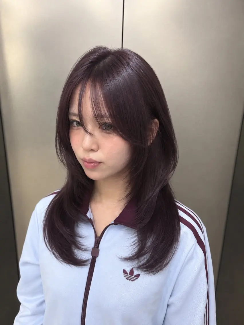 ミディアム カラー カット ヘアカラー AISA /ヘアメイク/カラーのヘアスタイル