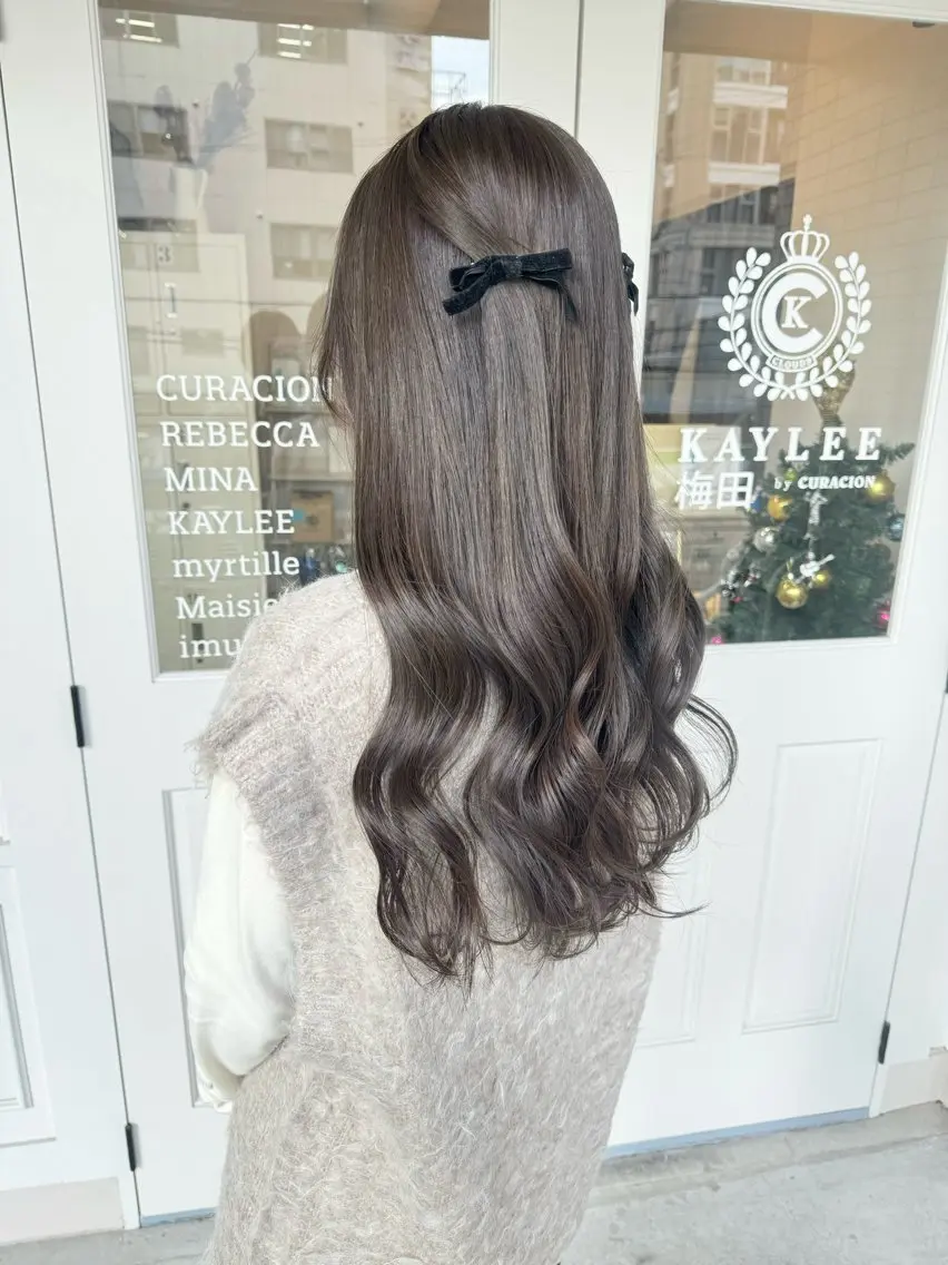 《👒❤︎人気no.1❤︎👒》艶イルミナカラー+Aujuaシャンプー🧴7種類のトリートメント✨の写真
