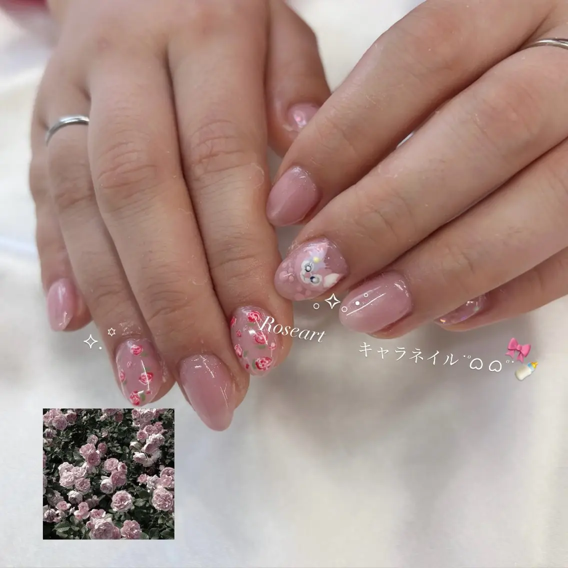 ネイル アートネイル Basic川越店 Jr 琉衣のネイルデザイン
