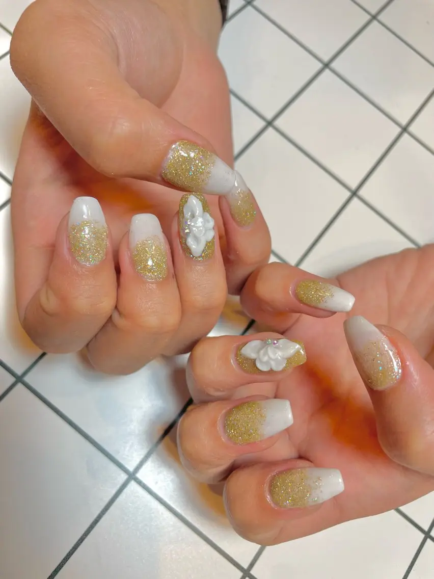 ネイル グラデーション キラキラネイル nail salon POPPYのネイルデザイン