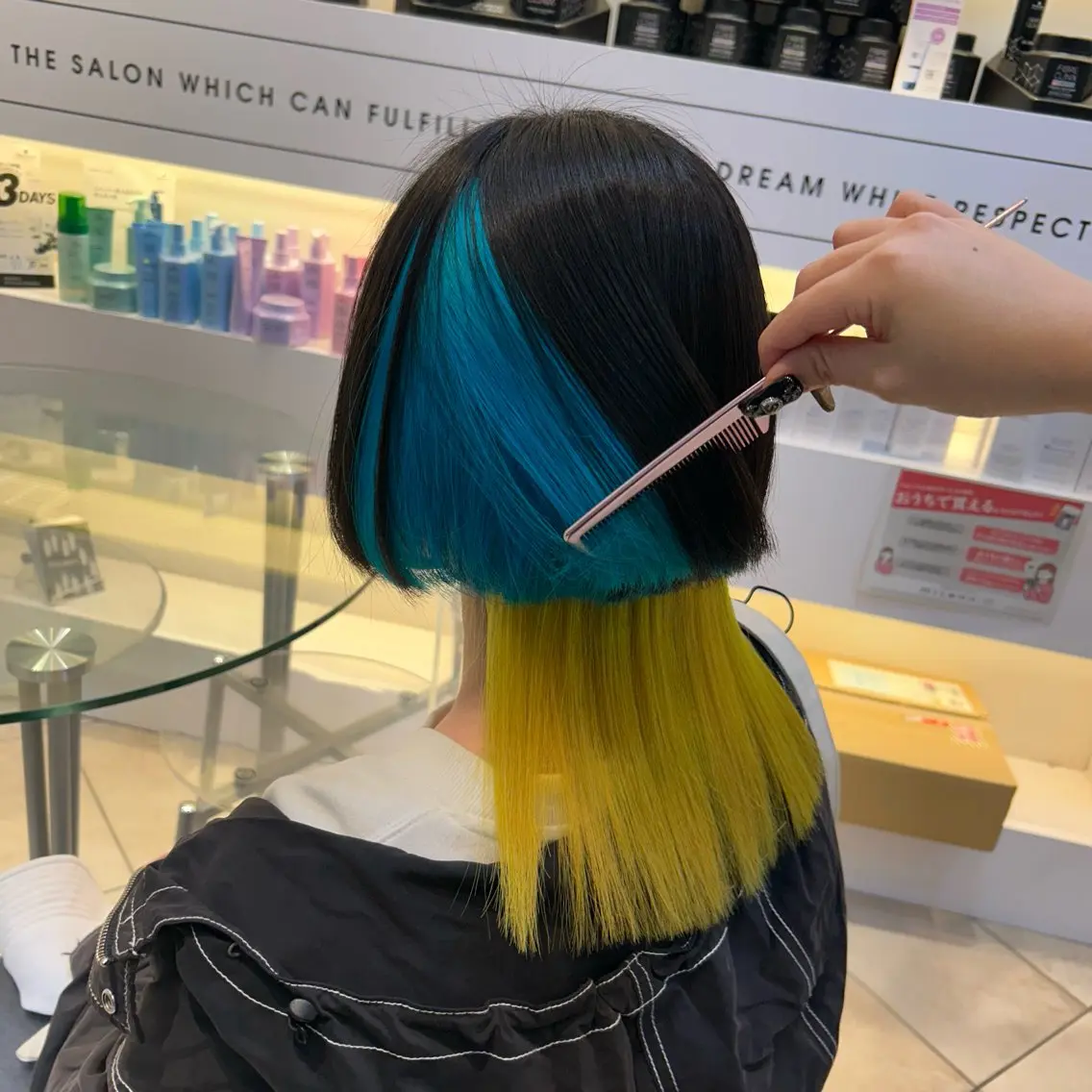 カラー デザインカラー mei 撮影モデル募集中！のヘアスタイル
