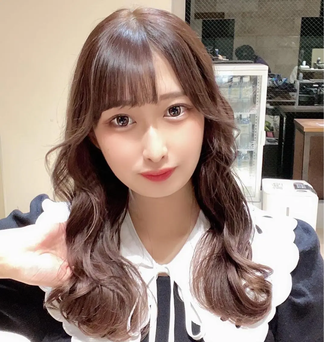 ロング カラー カット ヘアカラー トリートメント 顔まわりの神様✨ 透明感カラー藤嶋秀幸のヘアスタイル