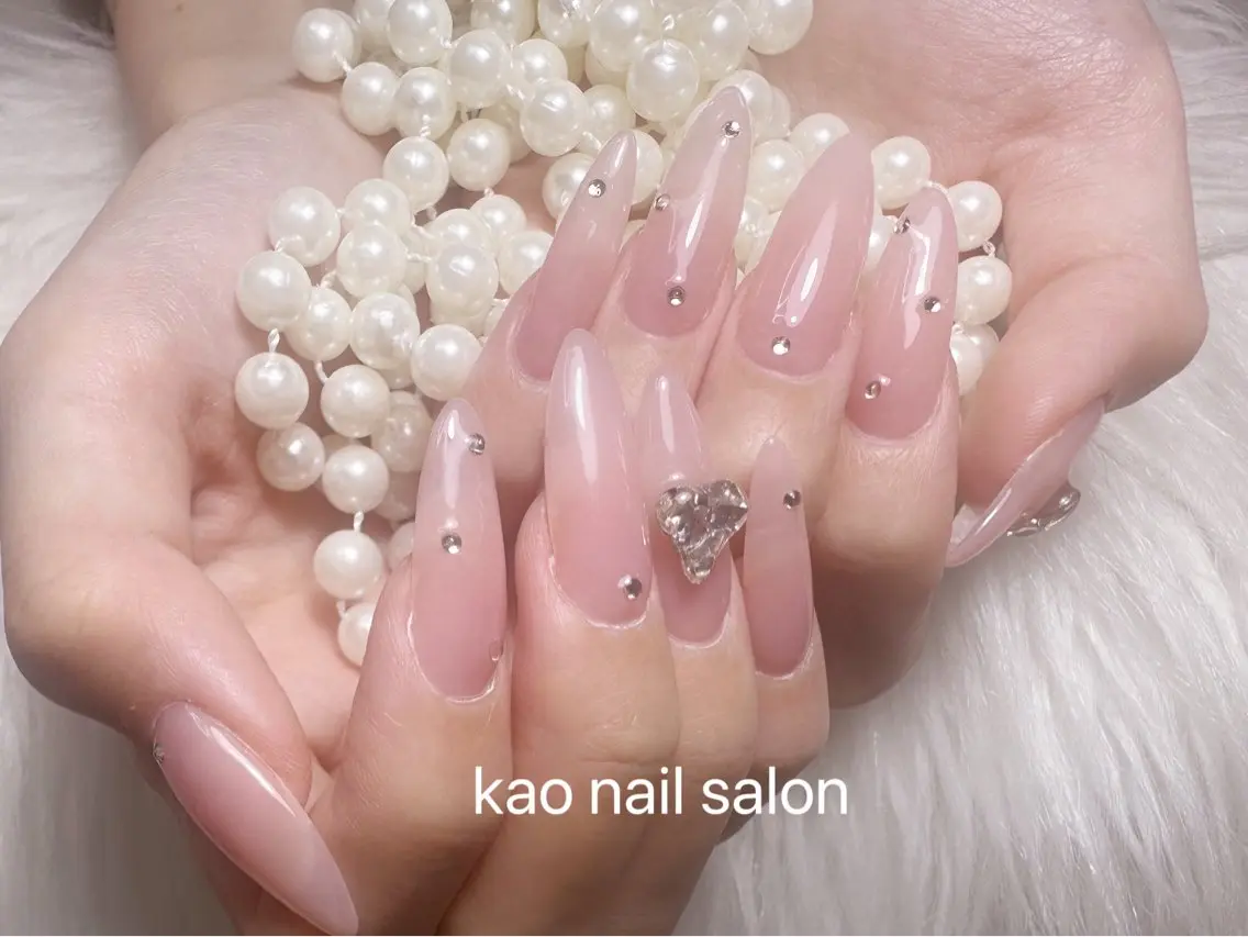 ネイル ハンドネイル kao nail マグネット/長さだしのネイルデザイン