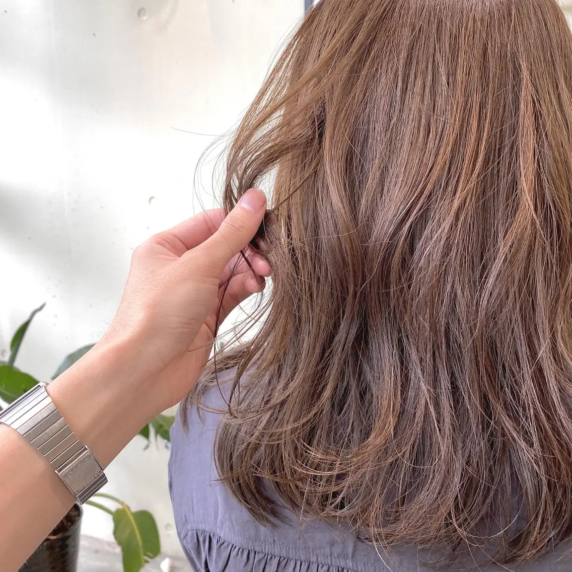 ミディアム カラー ヘアアレンジ 【ダメージレス施術】 【透明感】北村 拓也のヘアスタイル