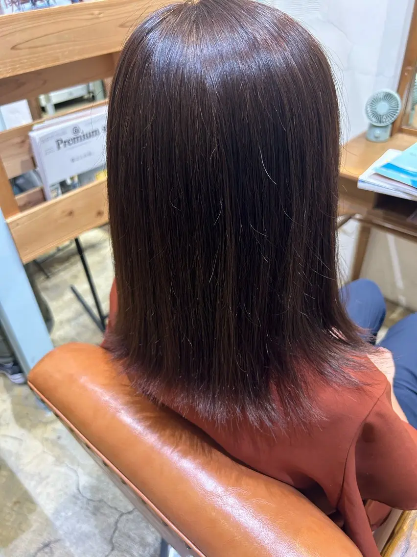 ミディアム 💐暖色カラー/ レイヤーりゅーき💐のヘアスタイル