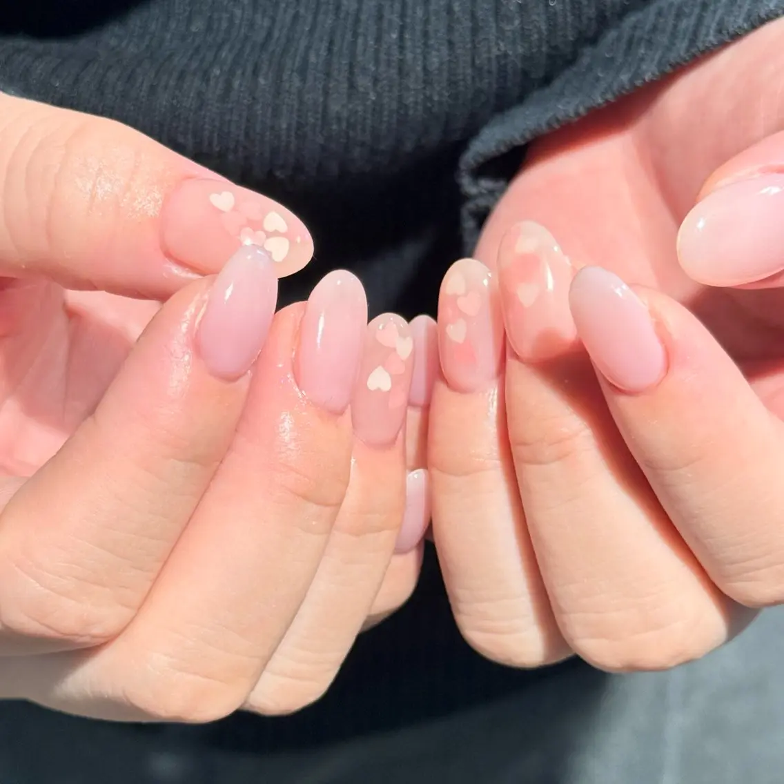 ネイル バレンタイン ハンドネイル JON YUEのネイルデザイン