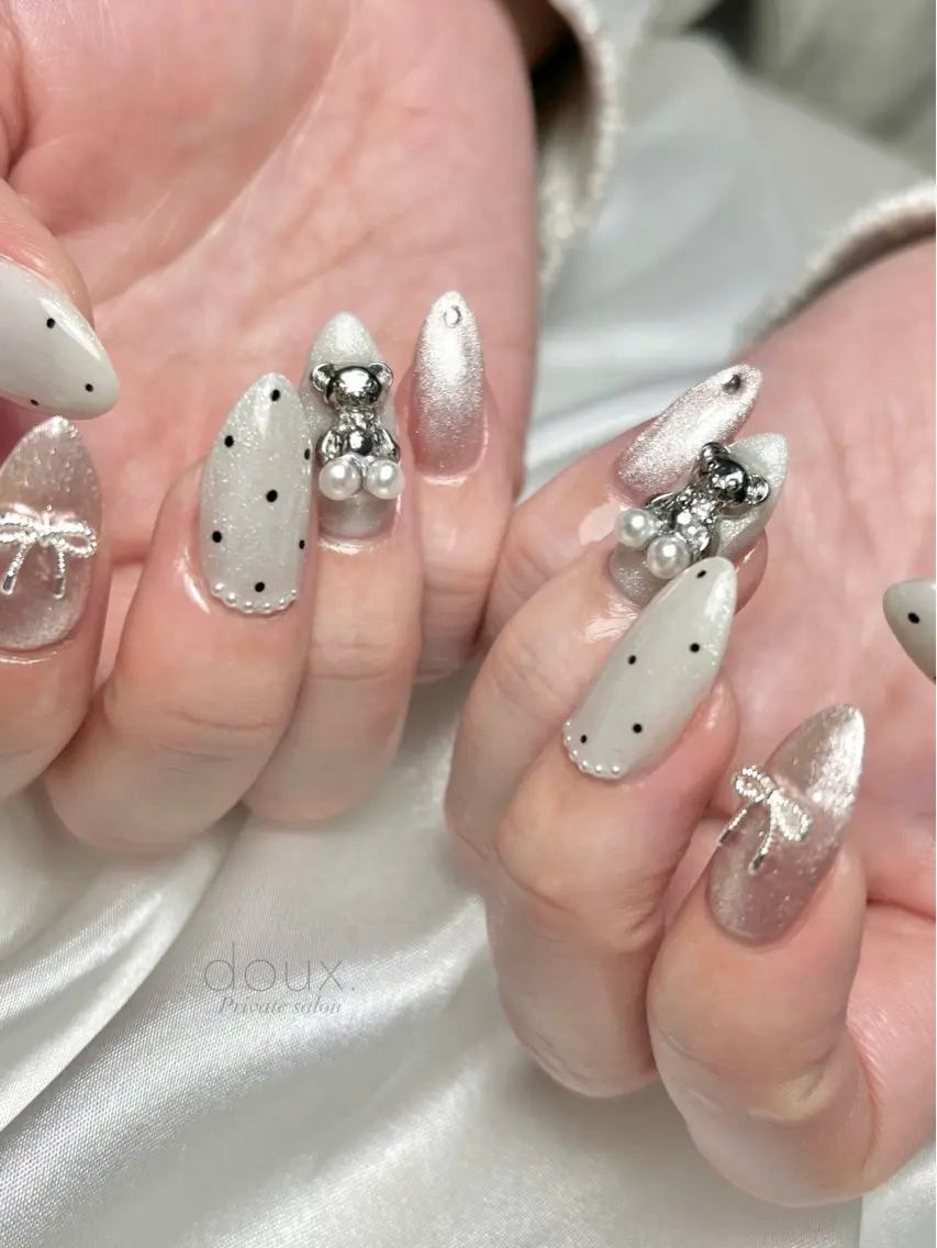 ネイル マグネットネイル doux. nailのネイルデザイン