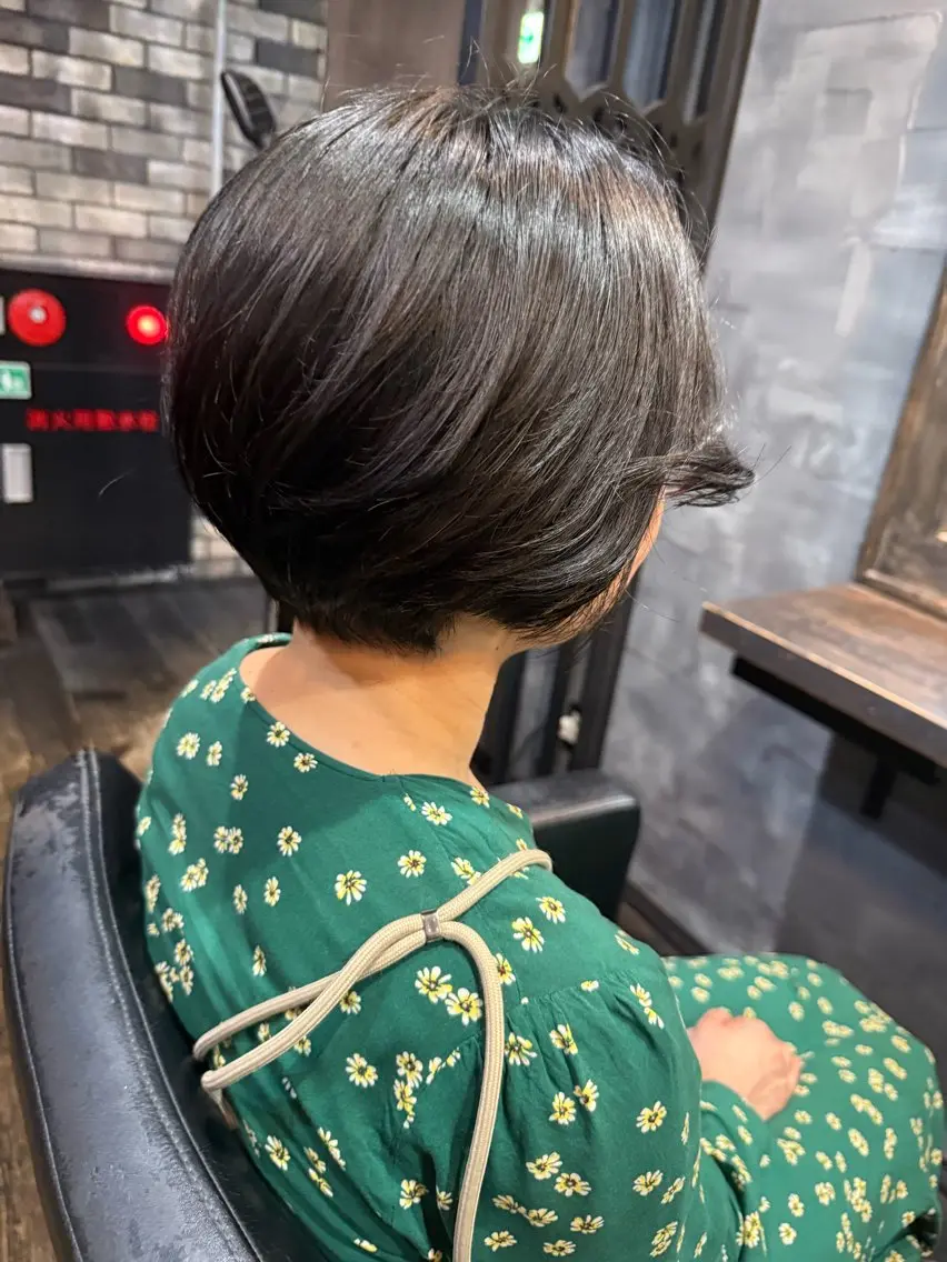 ショート 丸みショート ショートヘア M.Fe's はるな 🖤メンズカット募集のヘアスタイル
