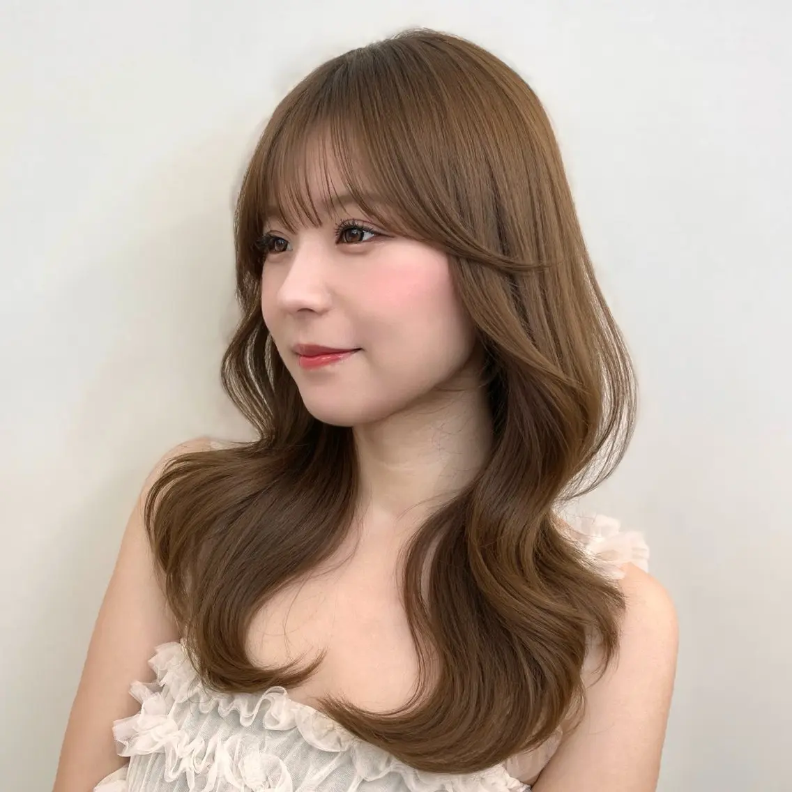 ミディアム カラー カット ヘアカラー 🪞ボブ特化/顔 まわり🧸mai🎀のヘアスタイル