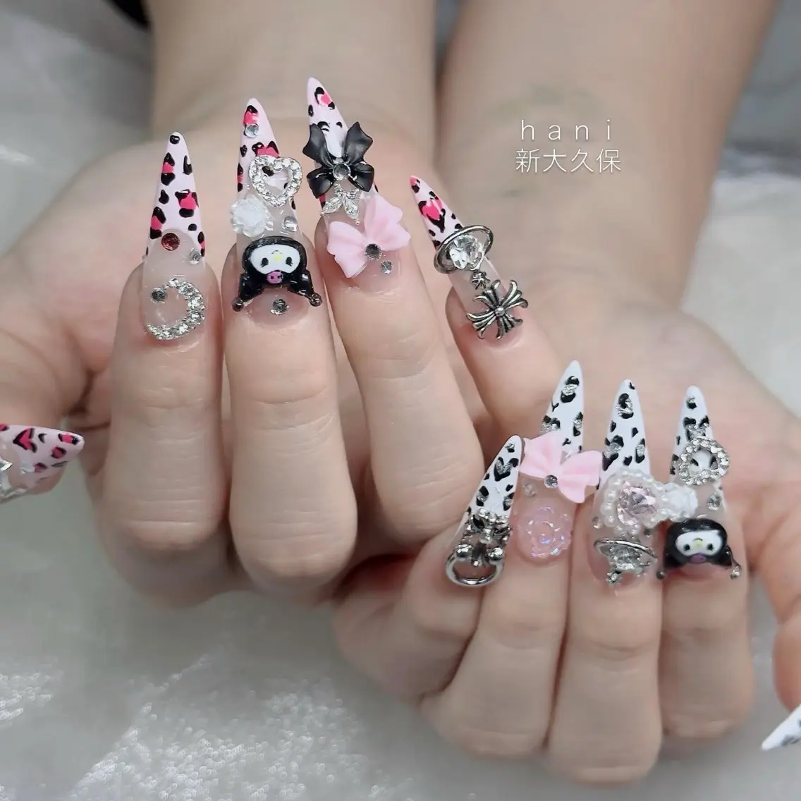 ネイル フットネイル フレンチネイル グラデーション 韓国ネイル ロングネイル ハンドネイル Hani Nail Salonのネイルデザイン