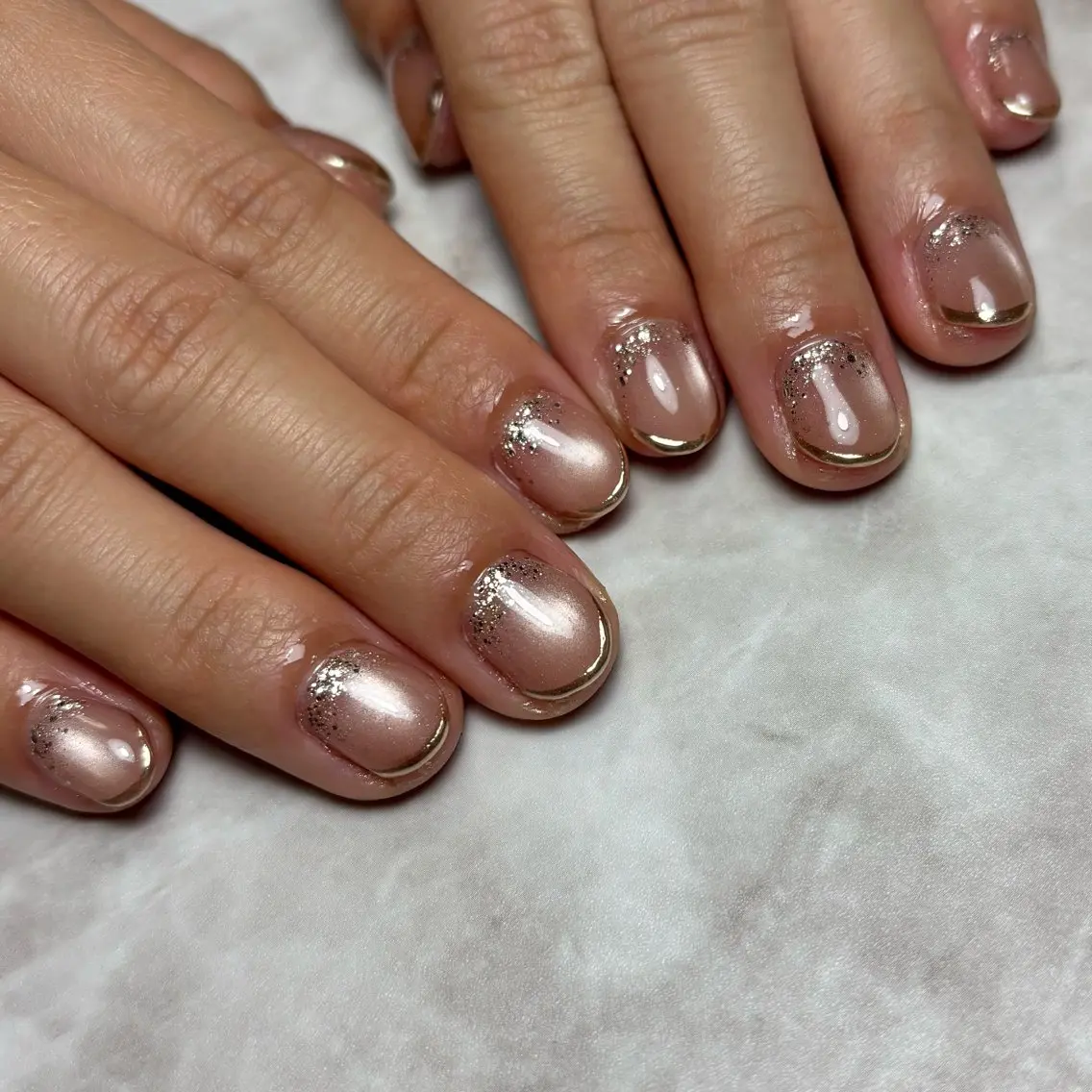 ネイル シンプルネイル ハンドネイル NAILSALON en+沖縄市美原のネイルデザイン
