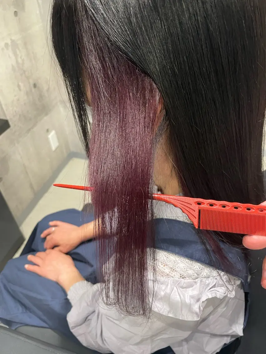 カラー イヤリングカラー ピンクカラー ヘアカラー トリートメント 🫧透明感/美髪🫧 Hiroakiのヘアスタイル