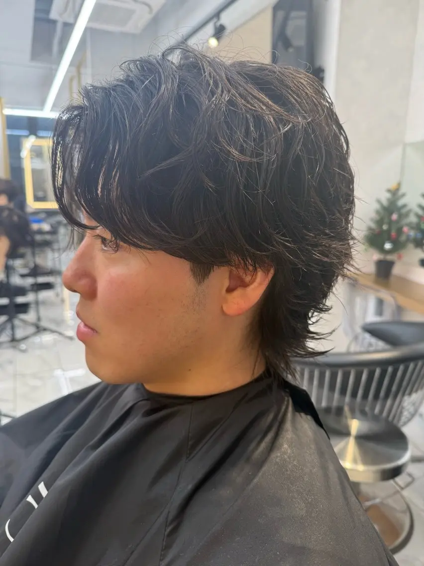パーマ メンズ メンズパーマ メンズツイストパーマ ツイストパーマ 本田 有里のヘアスタイル