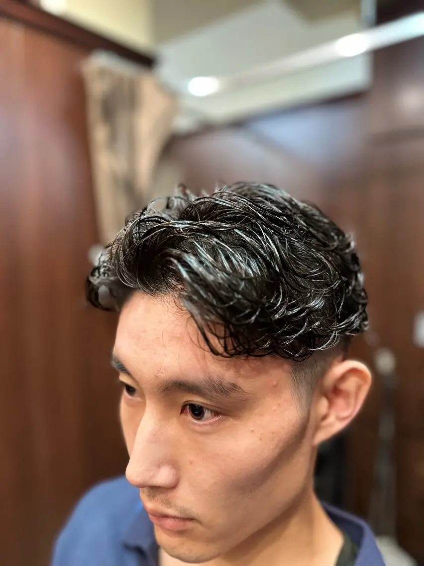 ミディアム アサノ ソウタのヘアスタイル